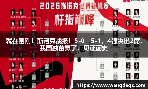 就在刚刚！斯诺克战报！5-0，5-1，4强决出2席，我国独苗赢了，见证前史